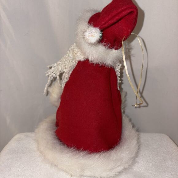 Santa Claus Posable Doll Figurine 14" tall Can Sit Or Hang Holiday Decor - Picture 9 of 11